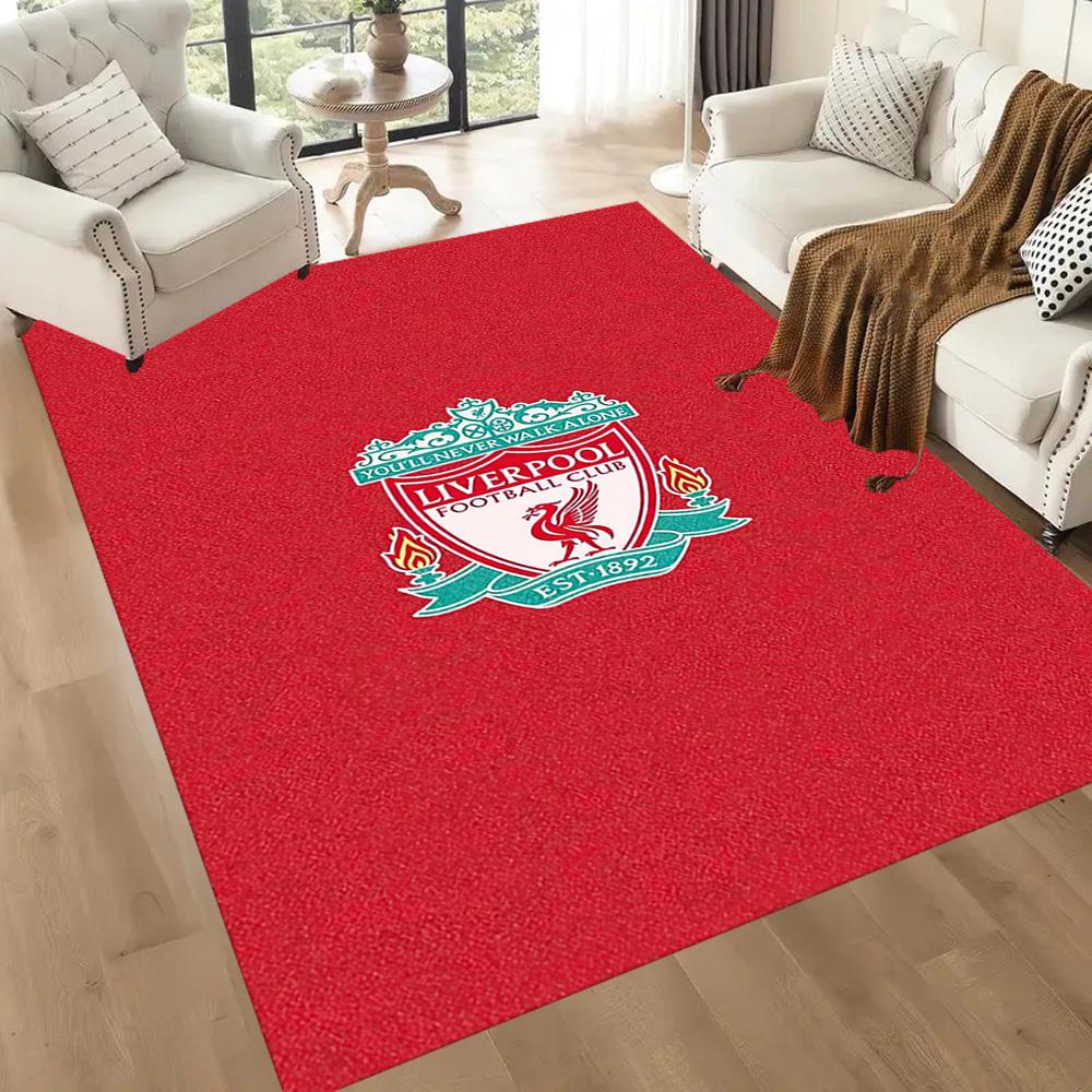 Liverpool Football Club Floor Rug Office Rug Design For Dormitory Hallway Outdoor Game Room Antislip Rug Office Home Decor