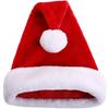 Cross-Border Christmas Decorations: Adult & Children Short Plush Hat