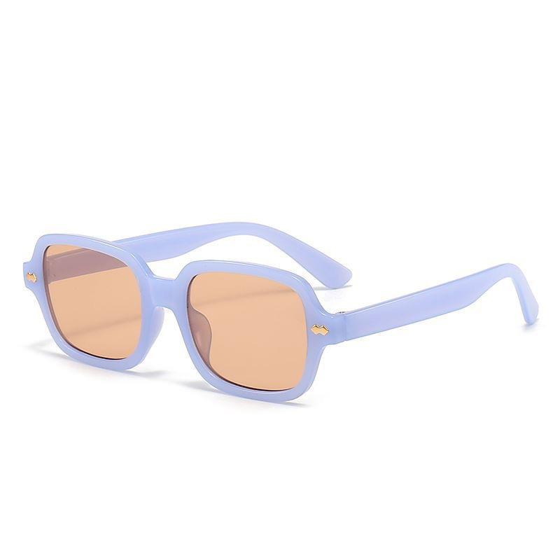 Retro Square Sunglasses Concave Street Shot Fashion Men'S And Women'S Trend Sunglasses
