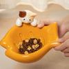 Large Caliber Ceramic Cat Bowl Cartoon Cervical Protection Bowl  Water Drinking