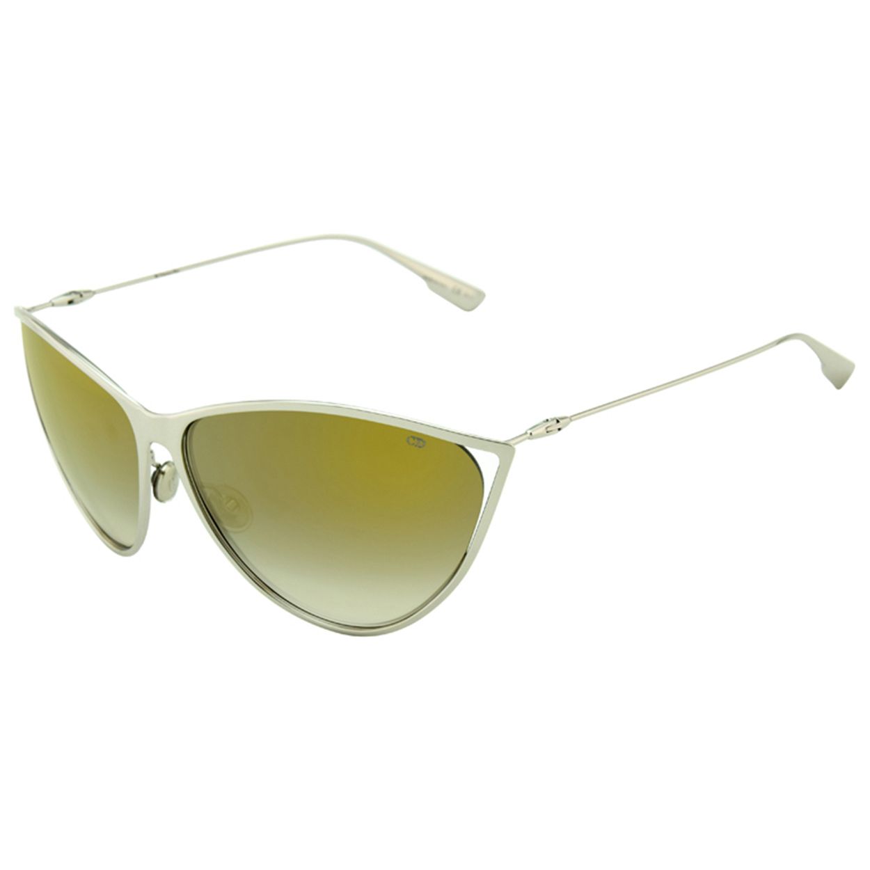 Dior Metal Palladium Cat Eye Sunglasses Irregular Shape Women sunglasses NEWMOTARD-010FQ-65 One Size