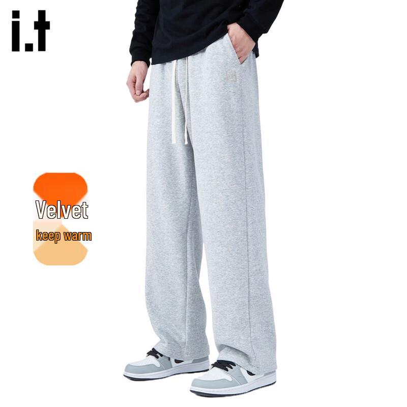 OVERPROTECTIONit Men's Fleece-Lined Straight-Leg Casual Pants