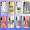 S-Sardinen-s I-Illustration Gedruckt Handyhülle Für Samsung Galaxy A73,A72,A71,A70,A52,A51 Andere Weiche Schwarze Hülle