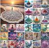5D DIY Teilweise Speziell Geformter Bohrer Diamantmalerei Set Kunst Ornament Schönes Mädchen Heimdekoration Weihnachten Geburtstagsgeschenke 30x30cm