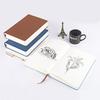 A5 Sketch Recording Sketchbook with Faux Leather Blank Pages for and Scandinavian 330 Business Versatile Notebook for Outdoor Office Notebook,