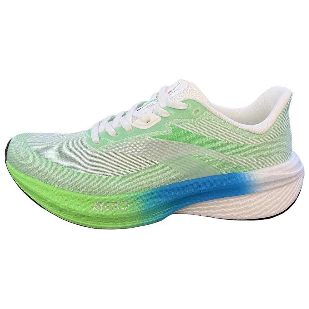 

Anta 2Nd Zone Heart Rate 80 Comfortable Shock Absorption Rebound Low Top Casual Running Shoes Men sneaker Fluorescent-Green 112625555-3 41