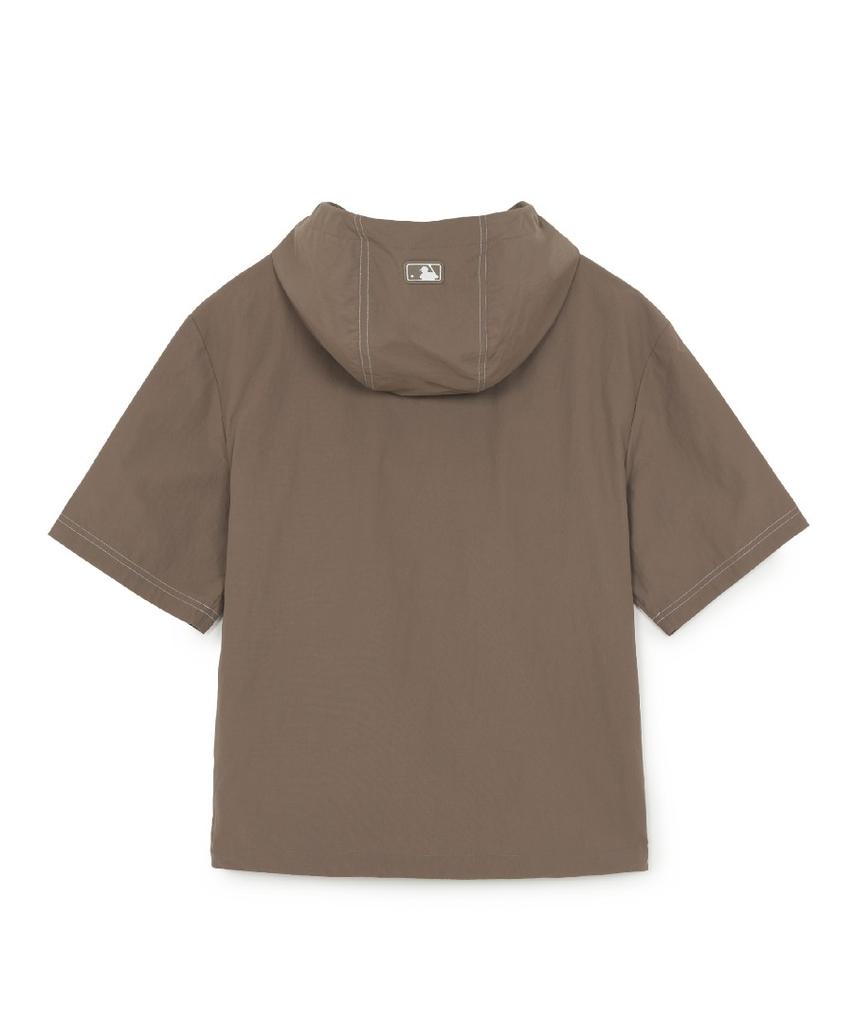 Mlb Gorpcore Short Sleeve Anorak Ny (L.Brown)