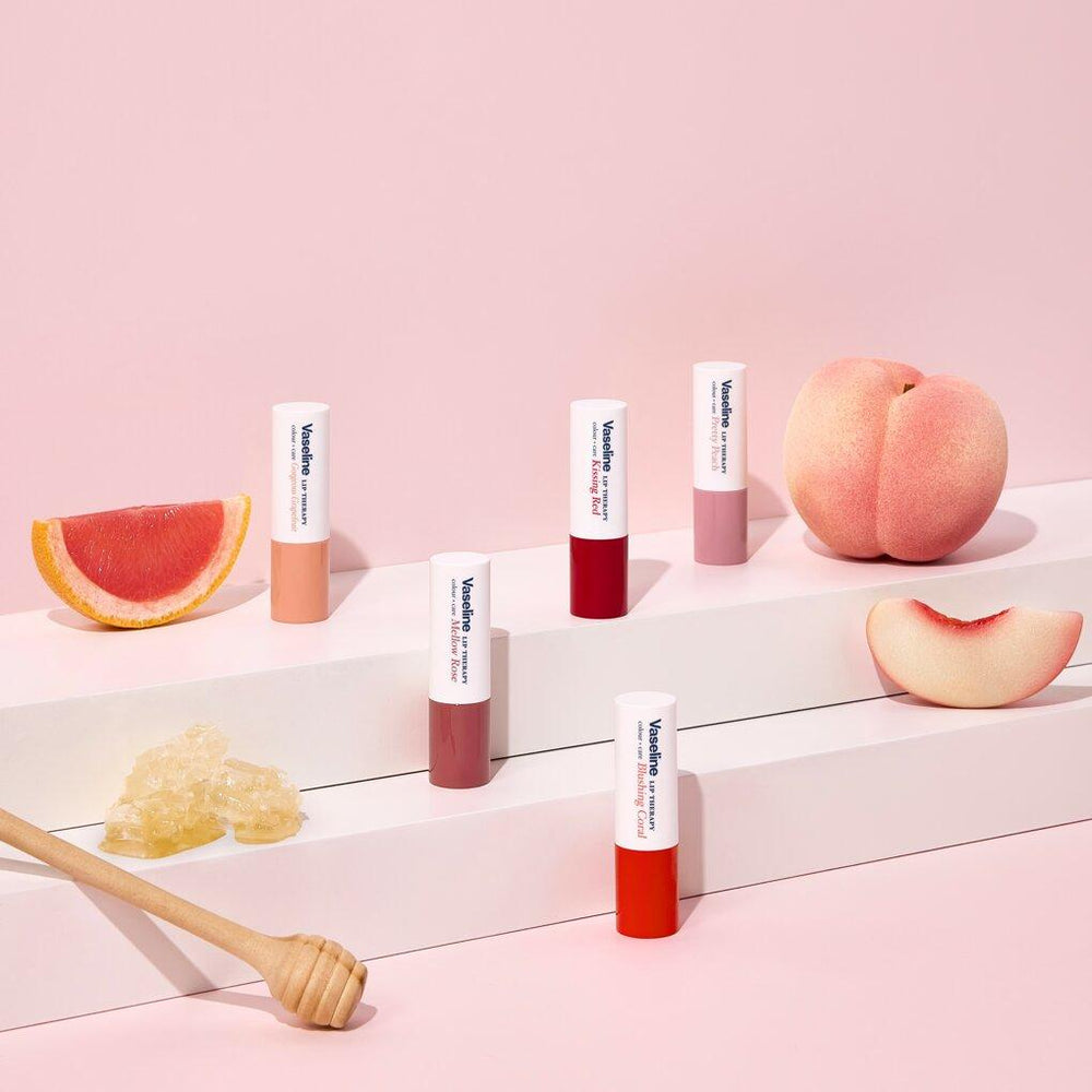 Veseline Lip Theapy Colour + Care 5 Options To Choose Mellow Rose