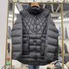 Piumino donna corto nuovo colletto alla coreana versatile leggero e sottile moda piuma d'anatra bianca piccola giacca calda