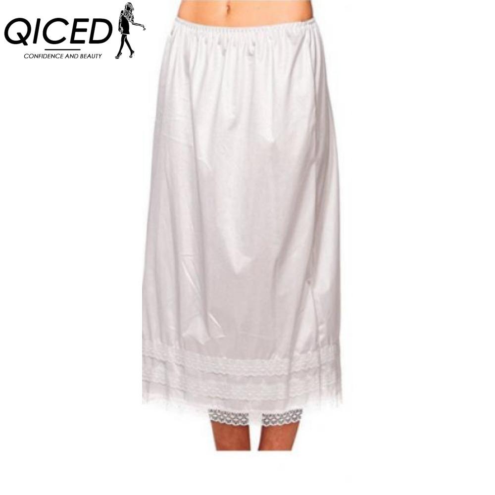 QICED Moda Donna Casual Tinta Unita Stampa Gonne Estive Primaverili