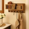 Vintage Key Rack Wall Mounted Storage Shelf Multifunctional Wall Rack  Home Organization