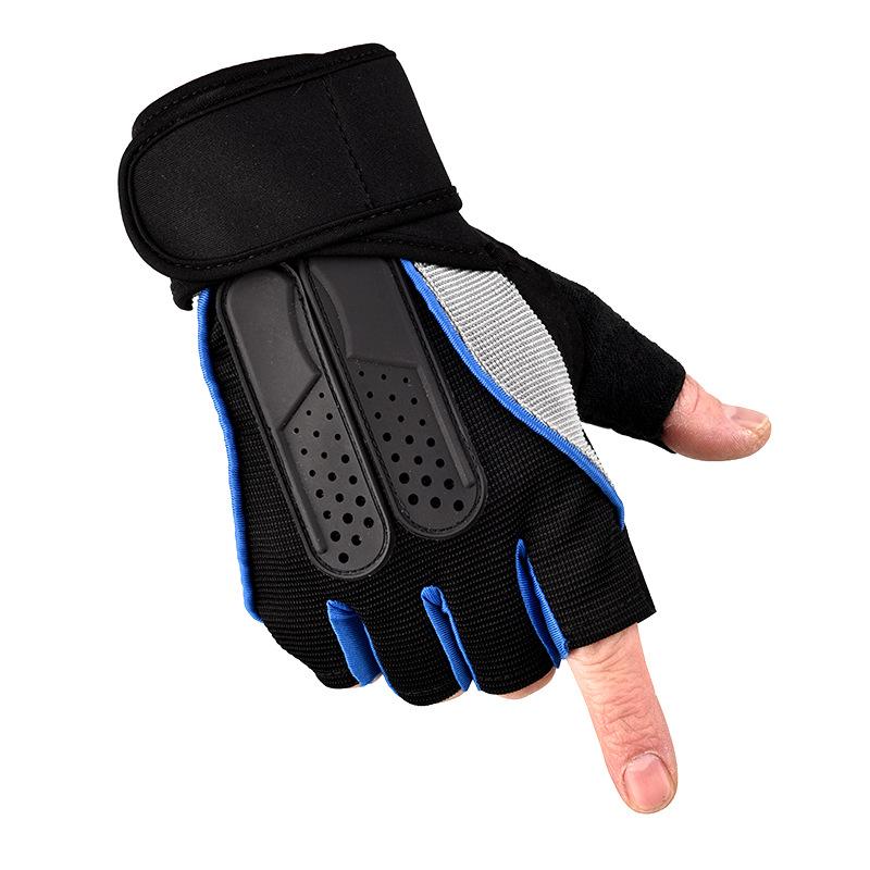 New Half Finger Gloves for Men's Sports  Fitness  Outdoor Cycling and Cycling  Breathable and Anti Slip Gloves