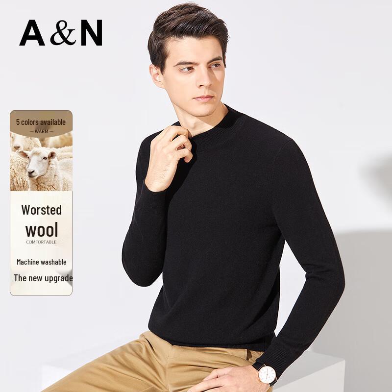 

Antonio Men s Machine Washable Fine Wool Turtleneck Sweater 3XL /56