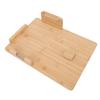 Tagliere Monomano in Legno di Bambù Strumento da Cucina Multifunzionale con Fermapane per Uso Domestico