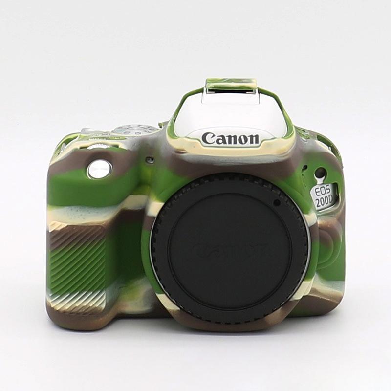 Silicone Case for Canon EOS 200D Camera - DSLR Bag & Protective Silicone Cover for 200D