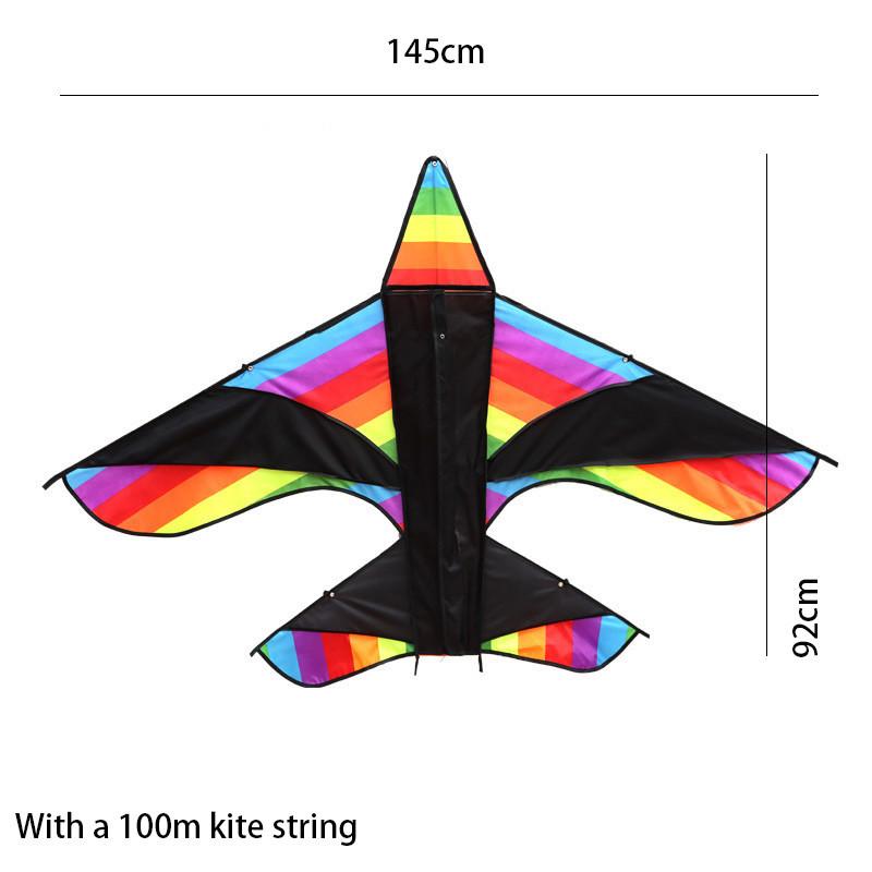 Modern Minimalist Style Colorful Triangular Kite For Children And Adults
