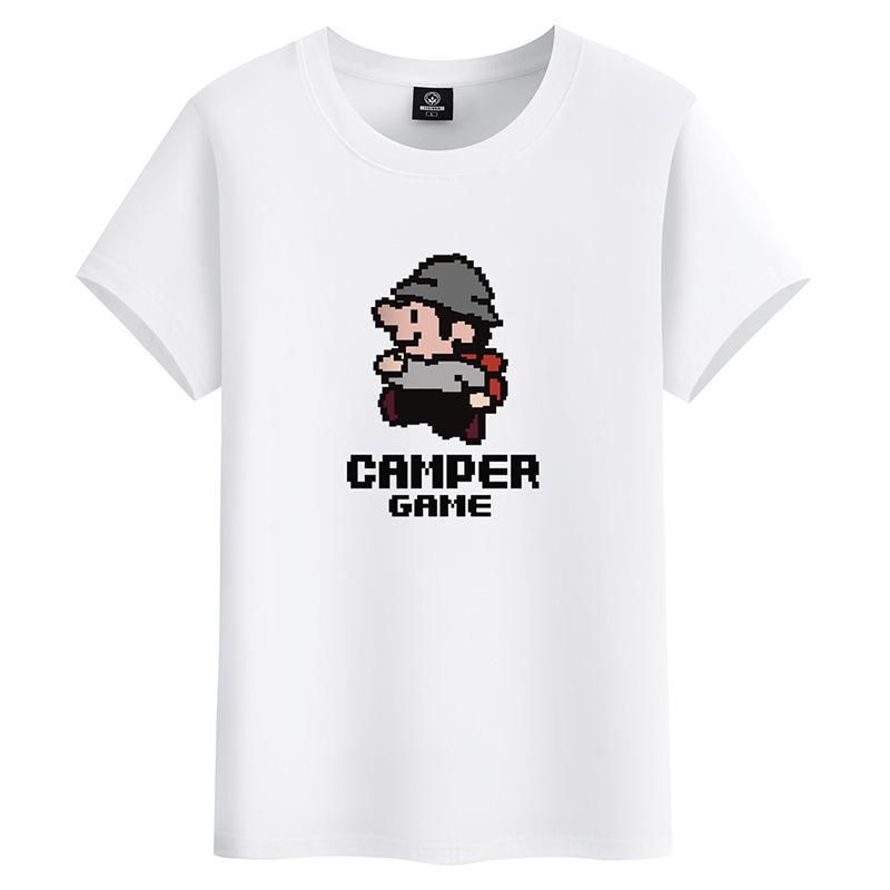 

Модная мужская футболка из чистого хлопка с короткими рукавами M-6XL, повседневная футболка для мальчиков с круглым вырезом 6XL белый