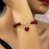 Elegantes Herzperlenarmband für Damen - Hochwertiger, vielseitiger Modeschmuck