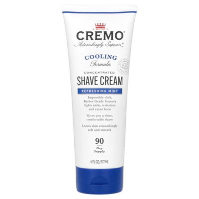Cremo, Shaving Cream, Refreshing Mint, 6 Fl Oz (177 Ml)