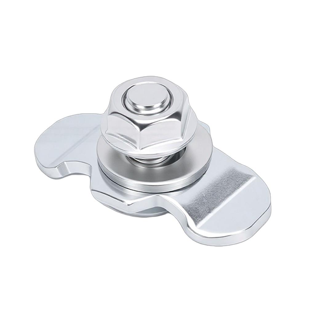 8PCS L Track Threaded Stud Fittings M8x20 6000lb Load Capacity Double Lug Threaded Stud Nuts Silver