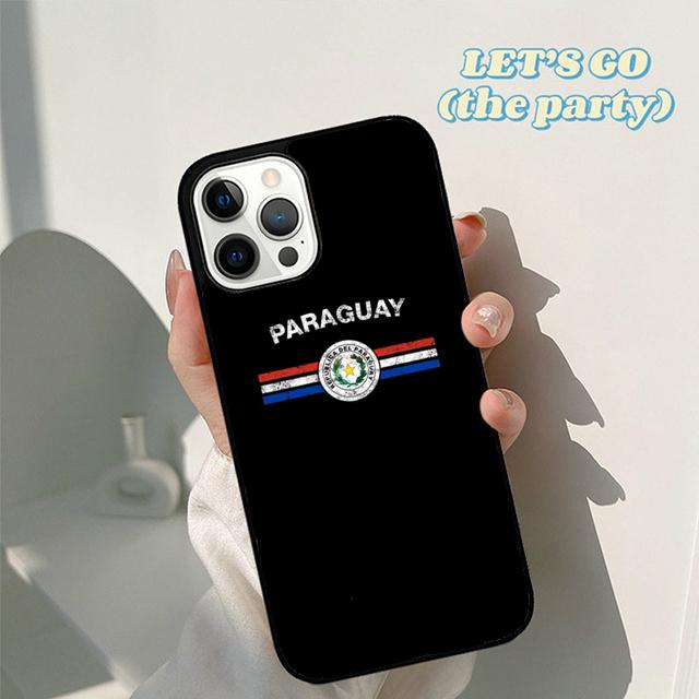 Autumu Paraguay Flag Phone Case Cover for iPhone 17 Air 16 16e 15 12 11 13 14 Pro Max Apple Plus Coque