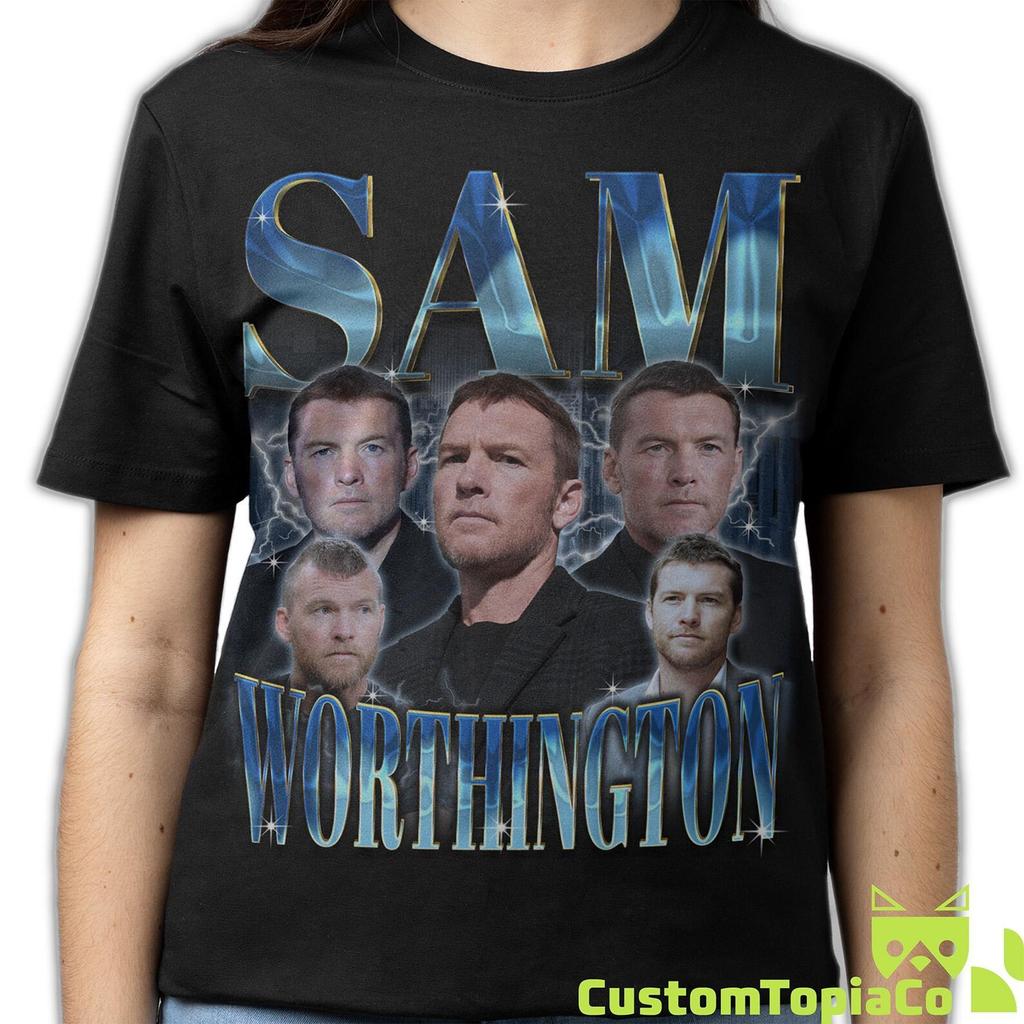 SAM WORTHINGTON SHIRT, Sam Worthington Vintage T-Shirt, Samuel Henry John Worthington Bootleg Homage Merch, Sam Worthington Rap Tee Fan Gift