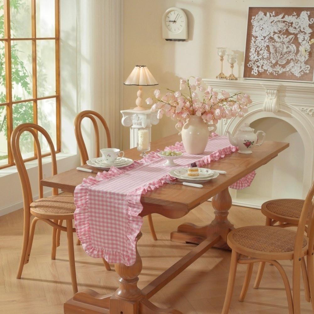 Rectangular Dinning Table Runner Solid Color Tables Cover Household Table Flag  Dining Table