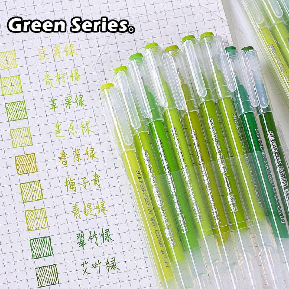9pcs Art Painting Graffiti Art Markers Large Capacity Highlighter Pen Color Gel Pen  Gift
