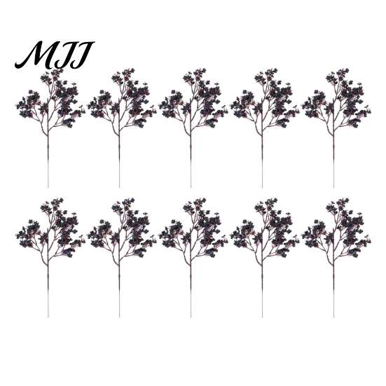 Vivid Atmosphere Room Ornaments 10Pcs Babys Breath Artificial Flowers, Real Touch Fake Silk Flowers Versatile Vase Flower Fillers for Home Indoor