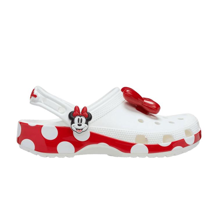 

Disney x Crocs Классические клоги Минни Маус Унисекс Сандалии Белый Красный 212717-90H 37-38