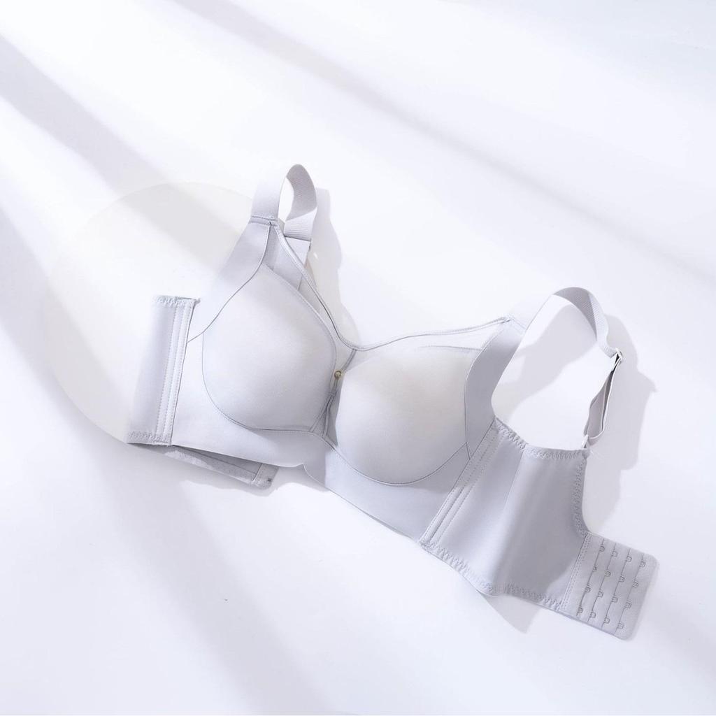 Wire-Free Plus Size Ultra-Thin Bra - Large Cup, Side Support, Anti-Sagging, Massage Cup, Push-Up Lingerie