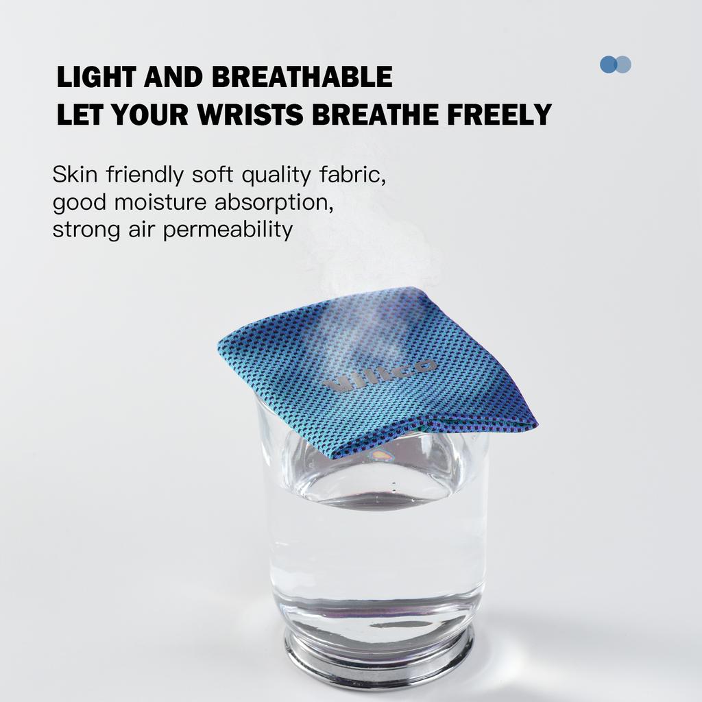 1/2 Pcs Cold Wrist Support Band Wristband Sport Bracers Sweat Towel Cuff Tennis Sweat Bands Guard For Basketball Fitness Wrist