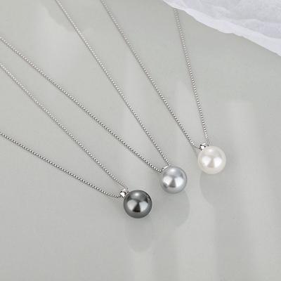 Minimalistický perlový náhrdelník pro temperament žen v novém stylu, Malý styl, Řetízek na límec, Náhrdelník, Lehký luxus