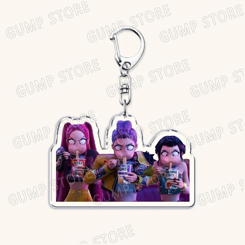 Dämonenjäger Huntrix Beliebte Kpop Tv Saja Jungen Schlüsselanhänger für Zubehör Tasche Rumi Zoey Jinu Schlüsselanhänger Schmuck Fans Freunde Geschenke