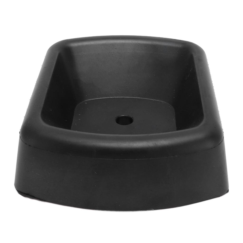 Jack Caster Chock Stabilizer Heavy Duty Rubber Single Wheel Dock Stopper for 6 Inch Trailer Wheel