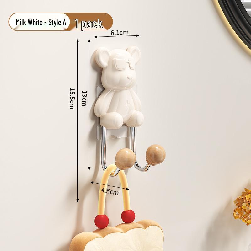 Little Bear No-Drill Wall-Mount Bathroom Basin Rack