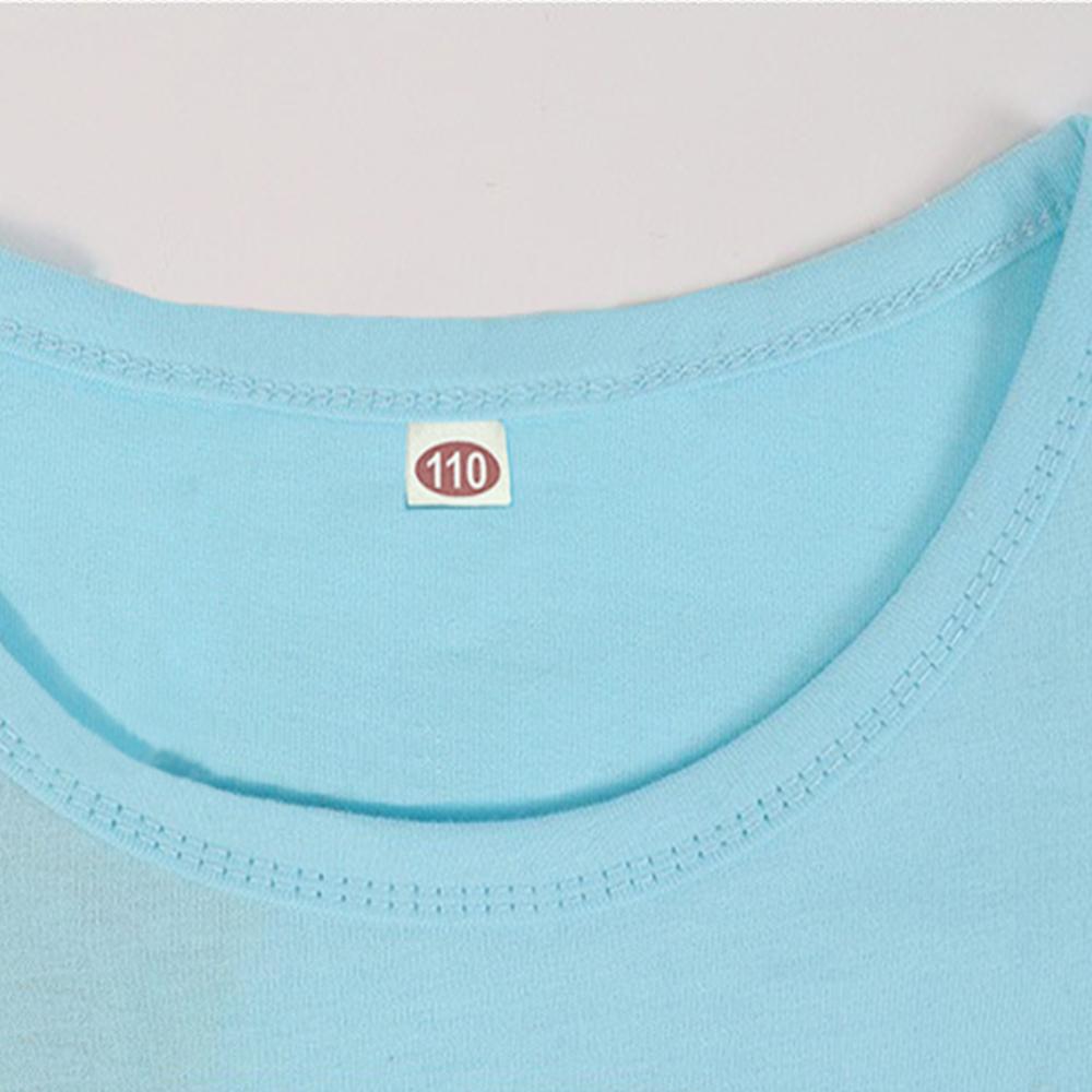 Roupas para Meninas 2-10A Verão Algodão Unicórnio Fofo Infantil Manga Curta Camiseta Macia Casual Moda Infantil Camisetas de Manga Curta
