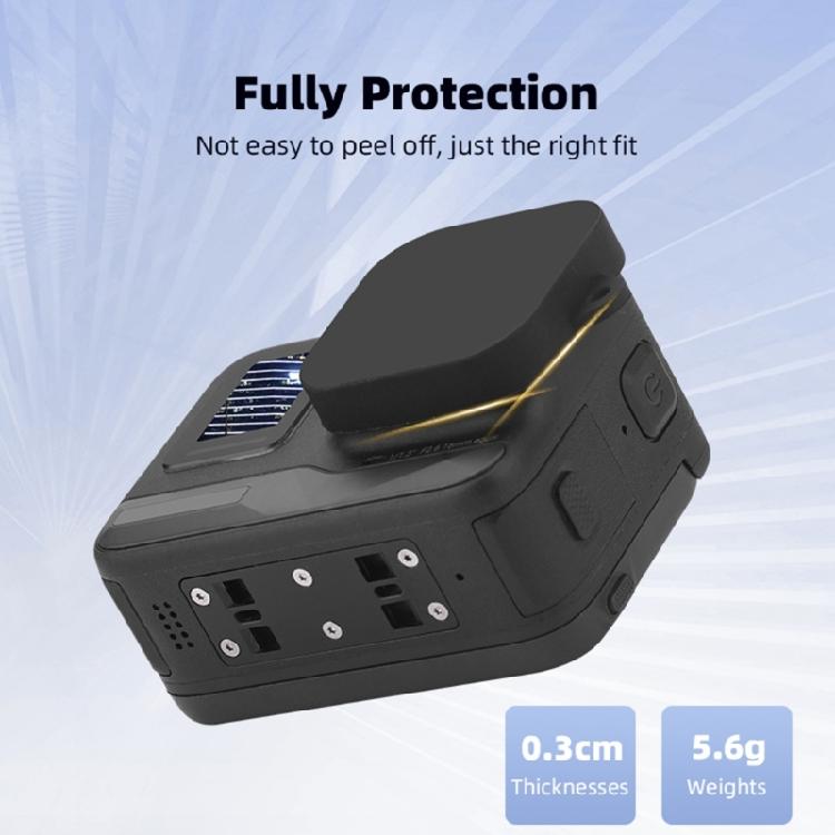 Protective Silicone Lens Cover for Action Camera AntiImpact AntiScratch Secure Adhesion Travel Essential