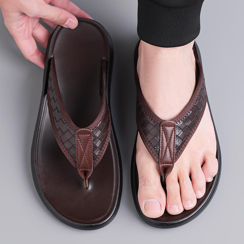 Fashion Outdoor Men Shoe Comfy Beach Flatws Soft Slides Summer Casual Shoe Quick Dry Male Half Drag Flip Flops Street Style Men Slippers