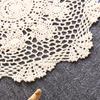 1PC Round Tablecloth Doily Table Cloth Crochet Lace Cotton Cover Mat Banquet Wedding Decoration