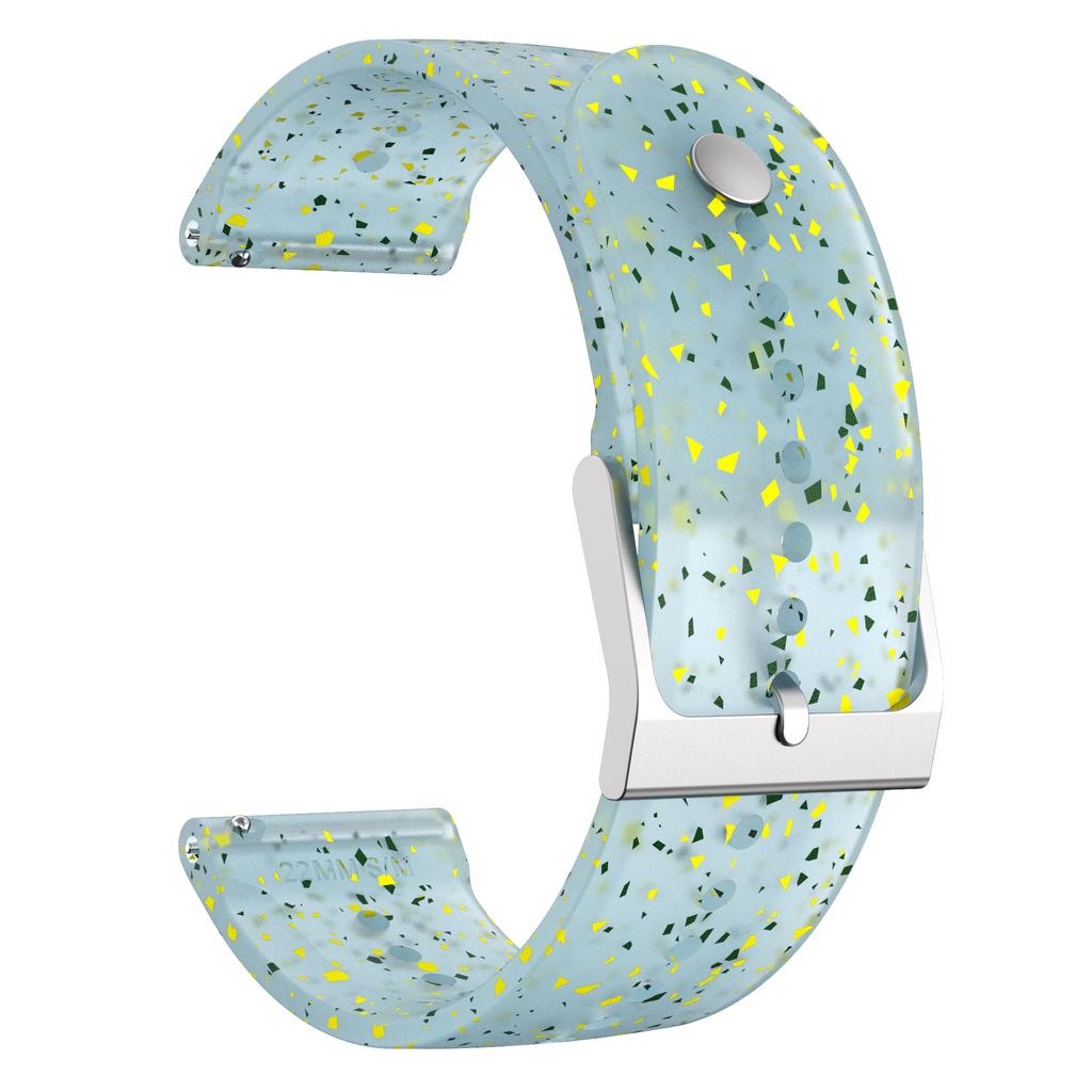 22MM SILICONE STRAP Compatible with Suunto 5 Peak MULTICOLOR translucent band for Suunto 9 Peak Watchband Bracelet accessories