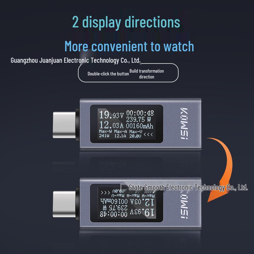 240W Fast Charging Type-C Digital Tester for Mobile Devices