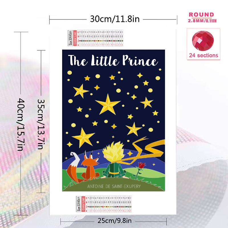 Little Prince Dew.33 100% Round Full Drill 5D DIY Diamond Painting Embroidery Cross Stitch Rhinestone Décor