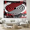Trail Blazers Logo Quick-Dry Tapestry Hanging for Bedroom,Livingroom, Playroom,Decor Art Room Wall Tapestry Holiday and Birthday Gifts