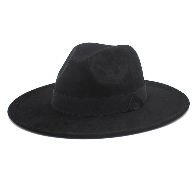 2021 Tibetan Top Hat Western Cowboy Hat Sun Hat Men'S And Women'S Suede Hat Knight Hat Versatile Sunscreen Hat