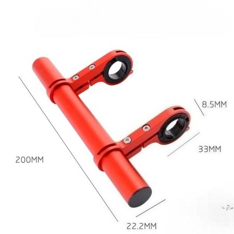 20cm Aluminium Fietsstuurverlenger Fietsverlengbeugel Fietsbeugels voor Fietsverlichting, Snelheidsmeters, GPS-apparaten