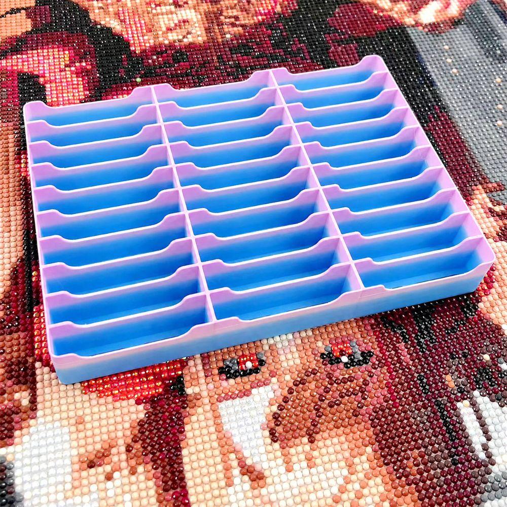 Gradient Color Diamond Painting Storage Case for Diamond Art Accessories