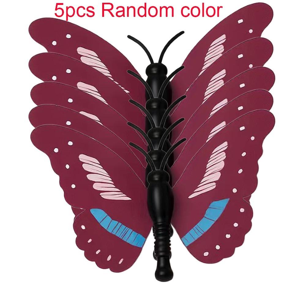 Switchable Butterfly Pattern Cat Teasing Stick Interactive Self-hilarity Relieves Automatic Cat Teaser 360° Swivel