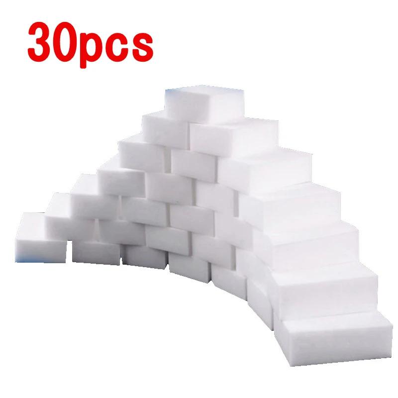 

5-100 шт. Волшебная губка-ластик Белая меламиновая губка для мытья посуды, кухни, ванной комнаты, офиса, чистящие инструменты 100*60*20 мм