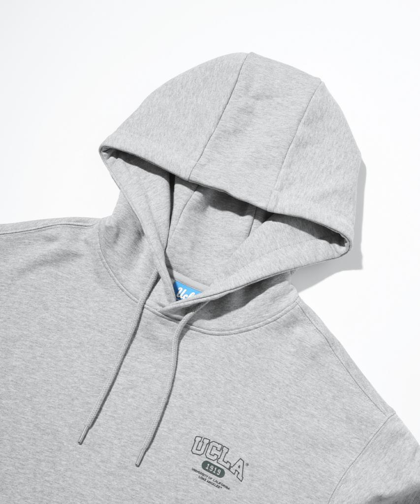 Unisex Small Logo Basic Hoodie [M-Grey] (Ubrlt82)